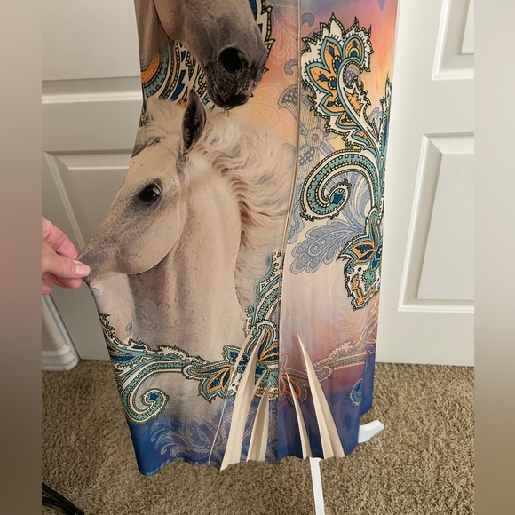 Horse Print Western Tank Dress - Picture 3 of 9